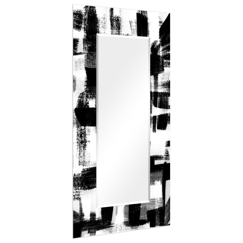 17 Stories Ston Easton Rectangle Glass Mirror & Reviews Wayfair